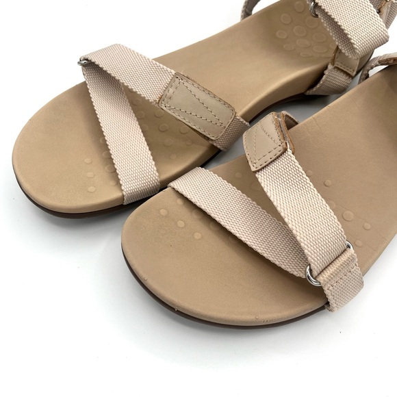 Vionic Candace straps comfort sandals in nude size 11 - Picture 8 of 11